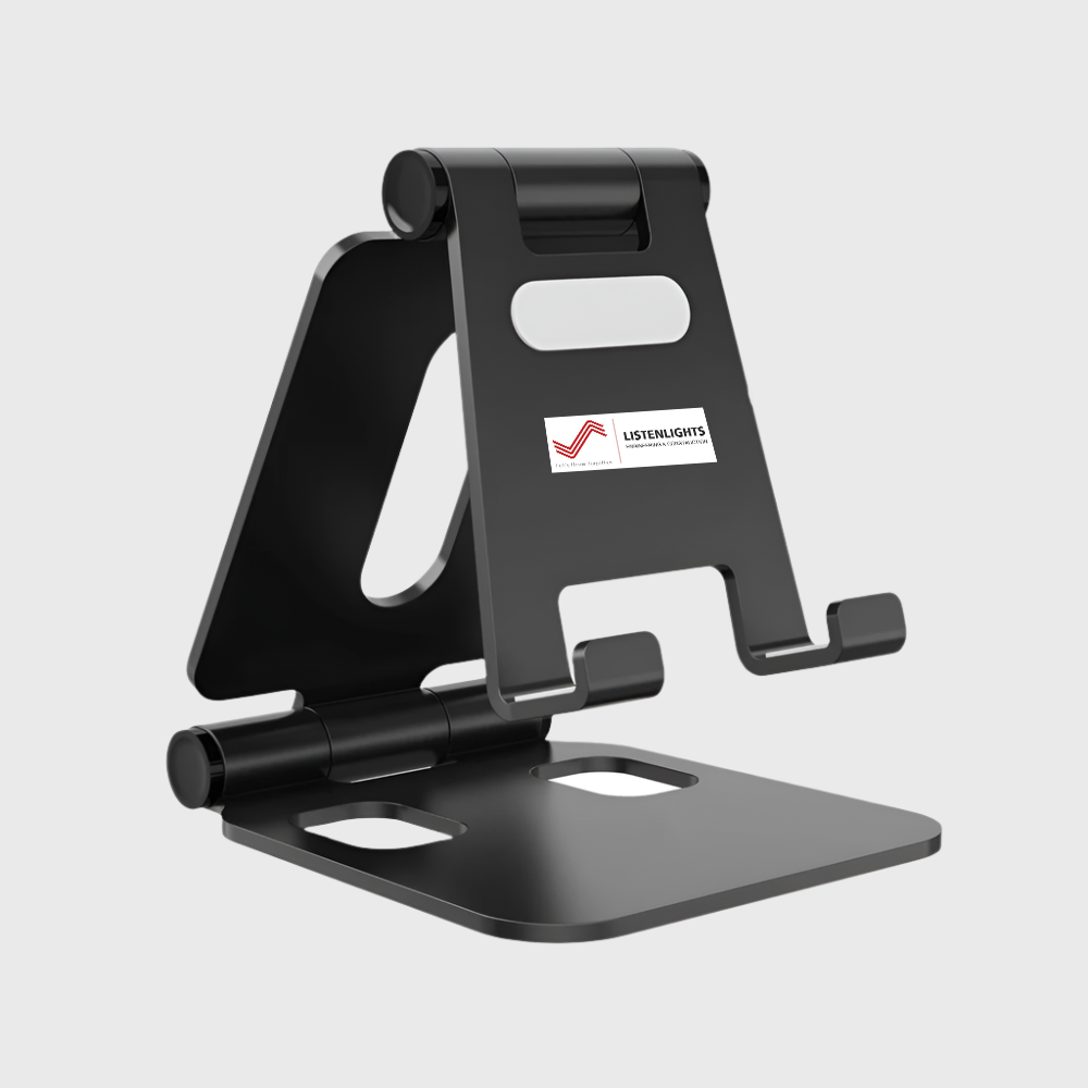 Portable Foldable Mobile Stand | Adjustable & Space-Saving Design